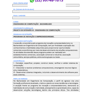 Projeto de extensão III - Engenharia de Computação