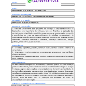 Projeto de extensão III - Engenharia de Software